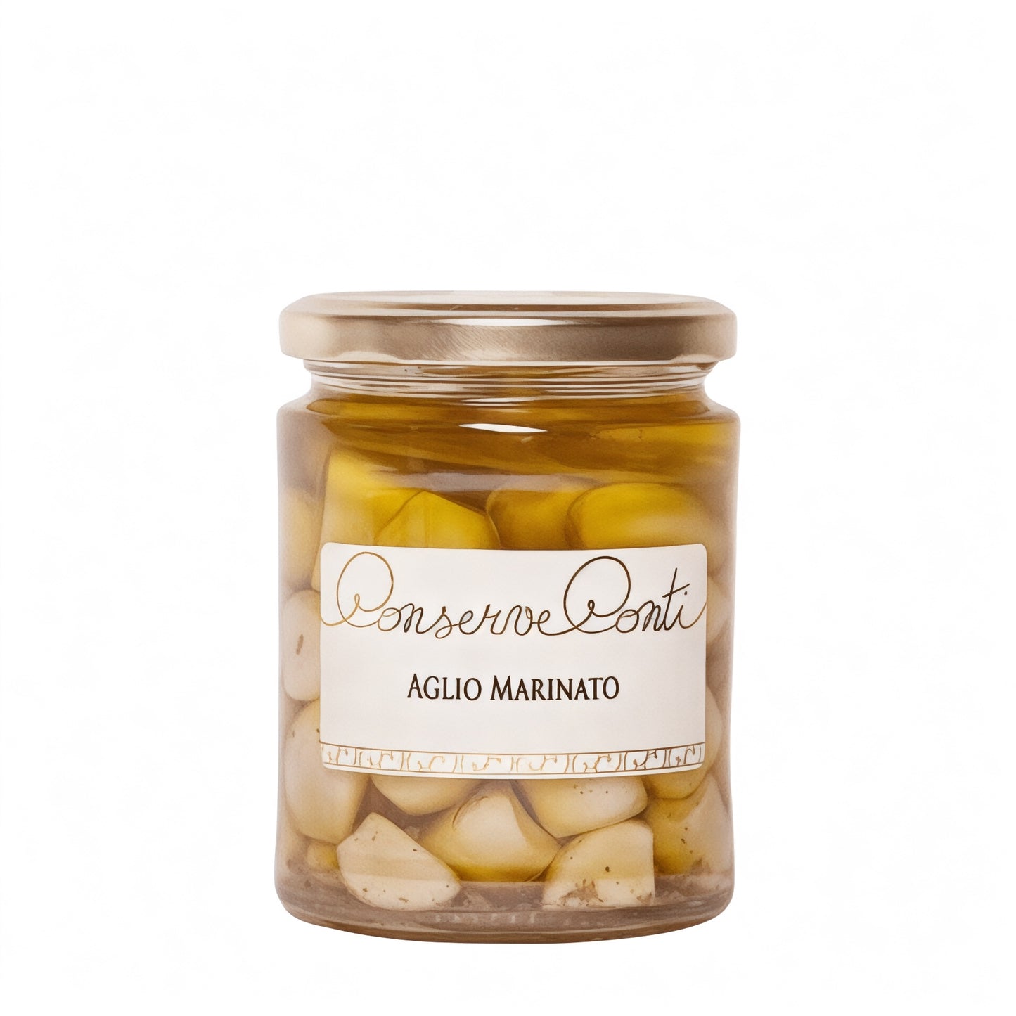 Aglio marinato in EVO