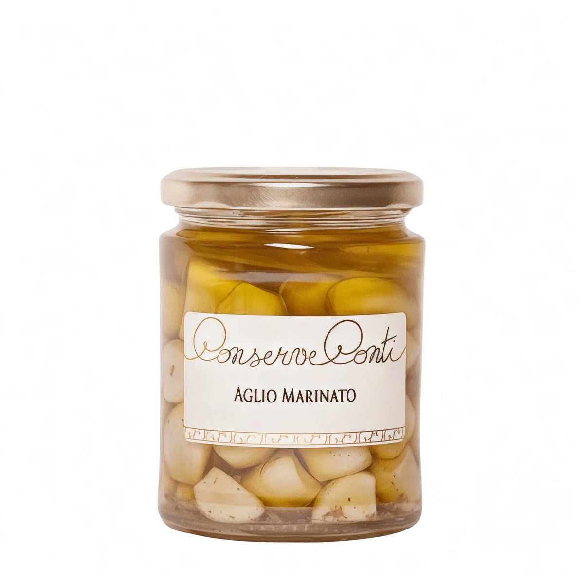 Aglio marinato in EVO