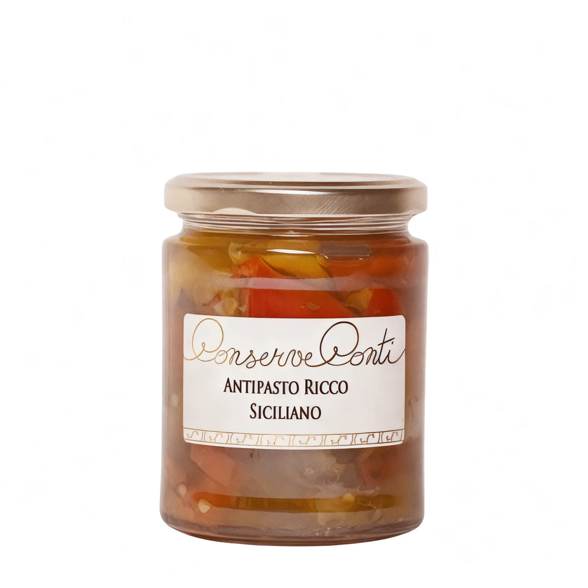 Antipasto ricco siciliano in EVO