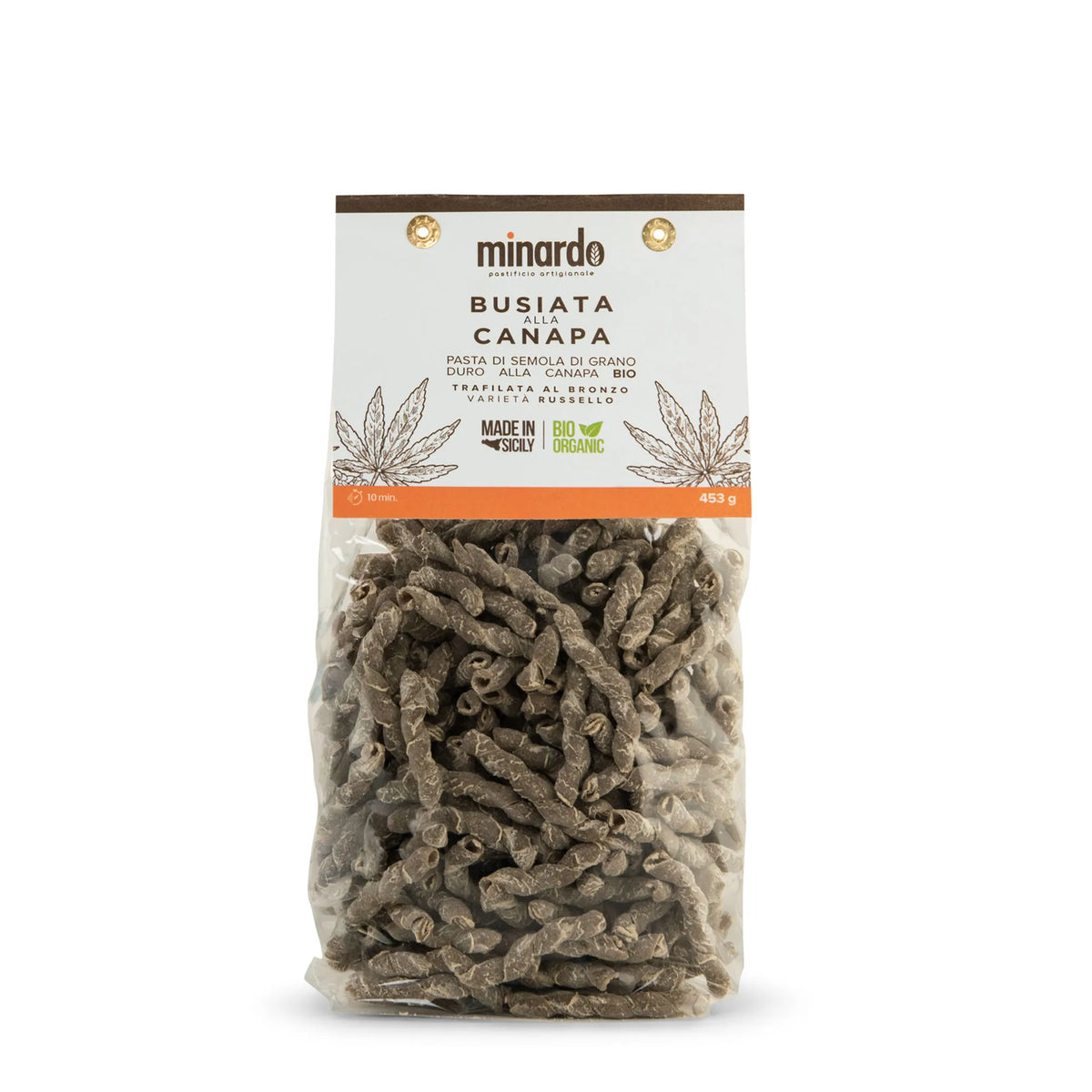 Busiata alla canapa con grano duro antico Russello bio