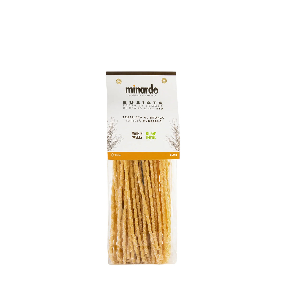 Busiata lunga di grano duro antico Russello bio
