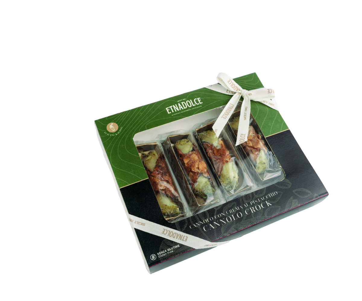 Cannoli al pistacchio, 8 pz