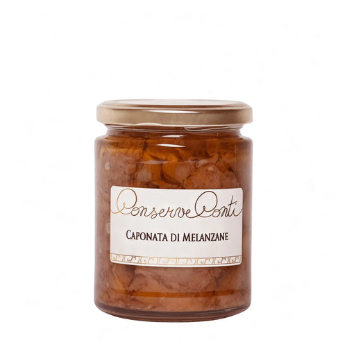 Caponata siciliana di melanzane in EVO