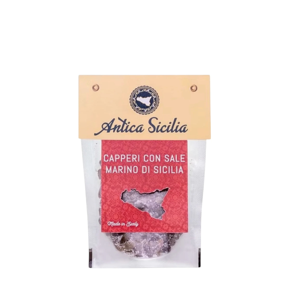 Capperi con sale marino di sicilia