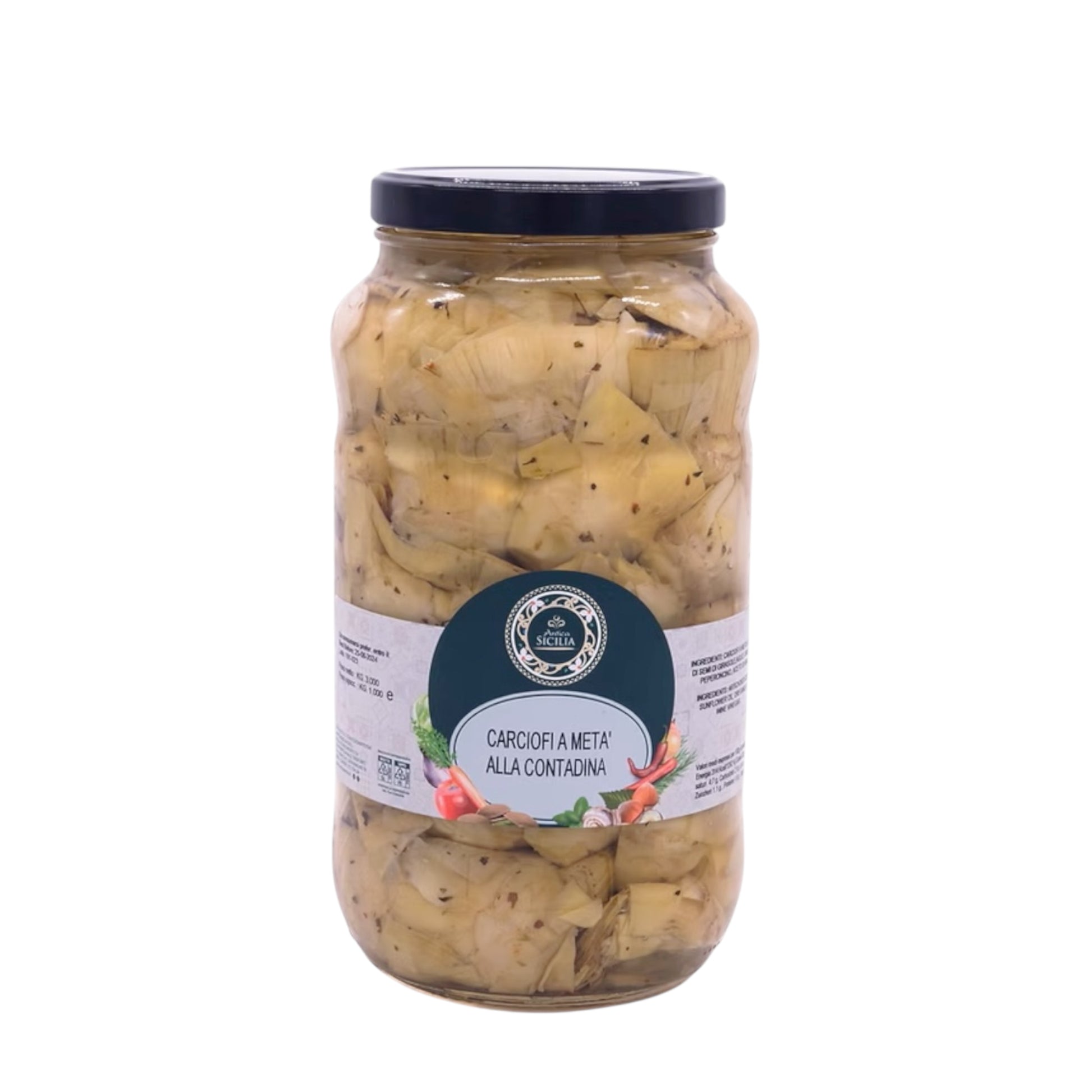 Carciofi a metà alla contadina