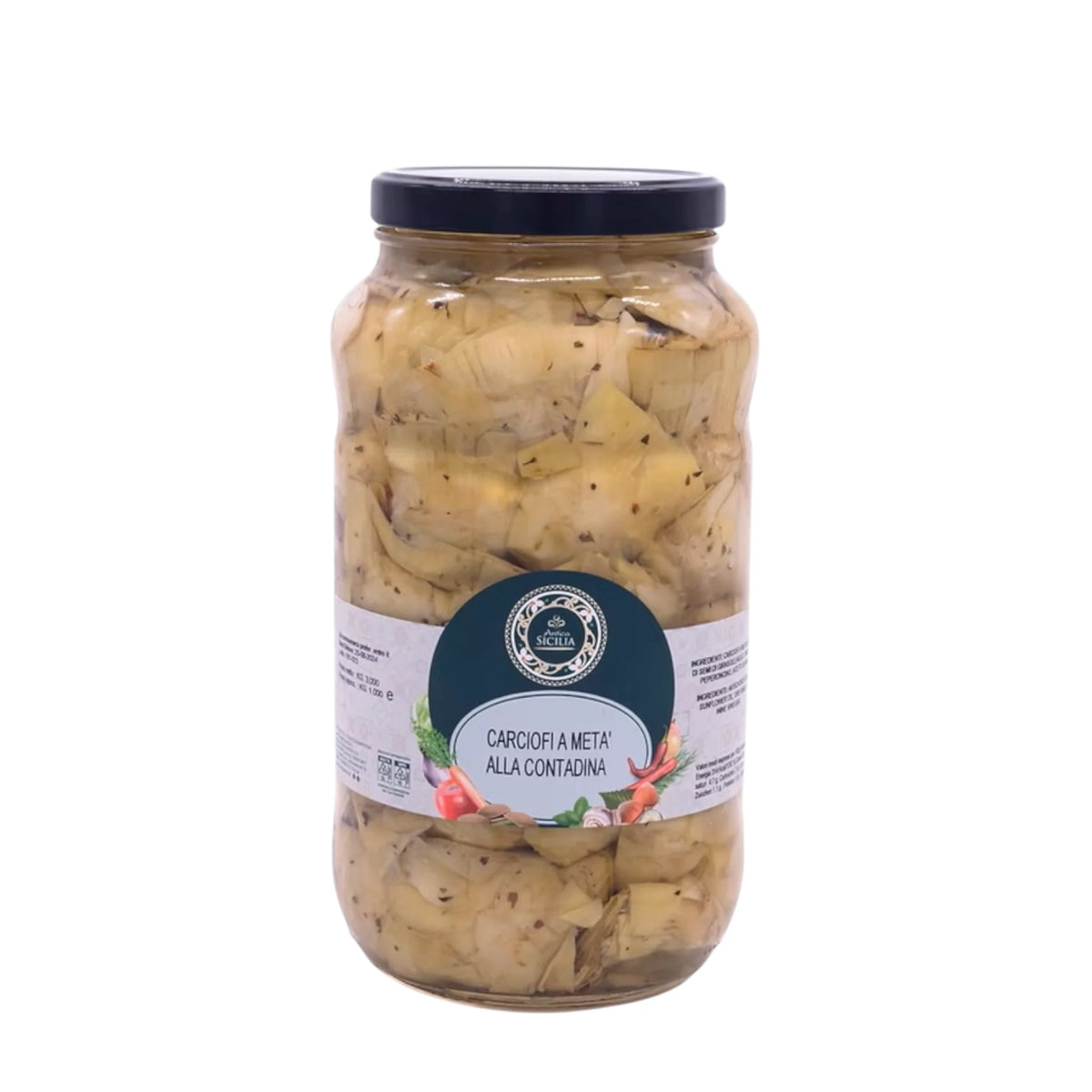 Carciofi a metà alla contadina