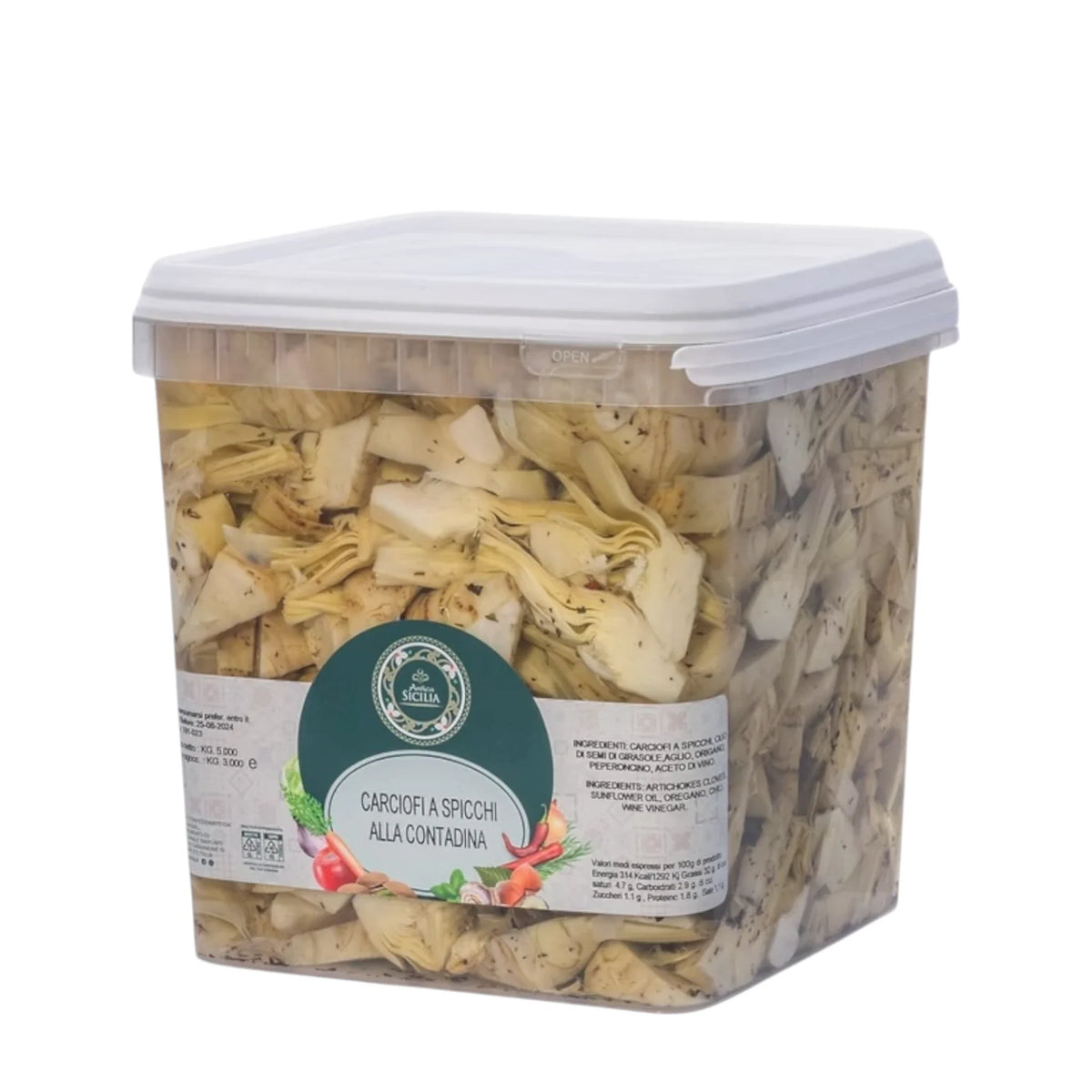 Carciofi a spicchi alla contadina