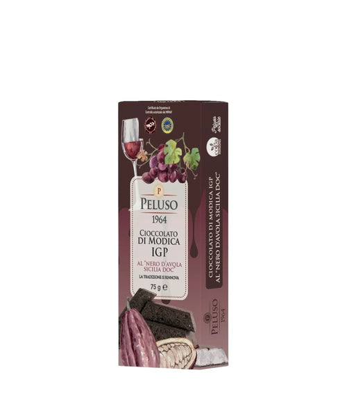 Cioccolato di Modica IGP al nero d'Avola