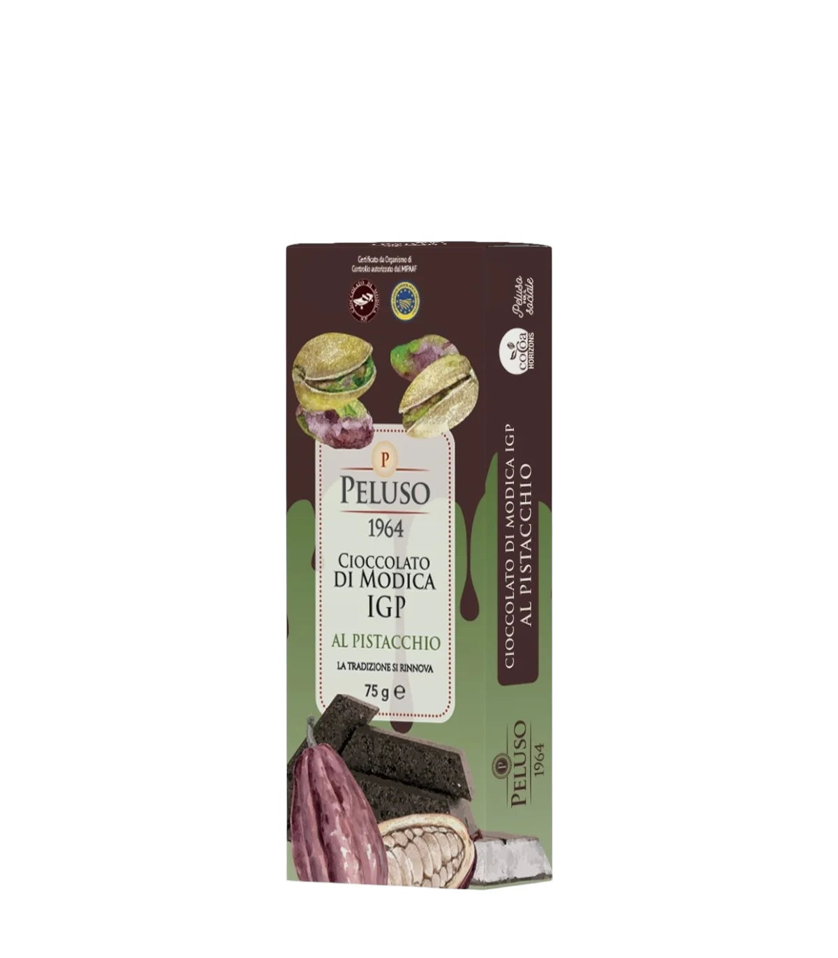 Cioccolato di Modica IGP al pistacchio