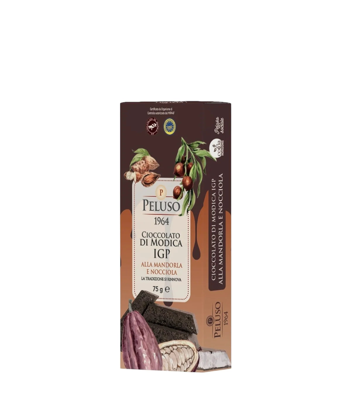 Cioccolato di Modica IGP mandorle e nocciole