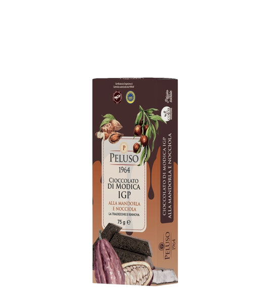 Cioccolato di Modica IGP mandorle e nocciole