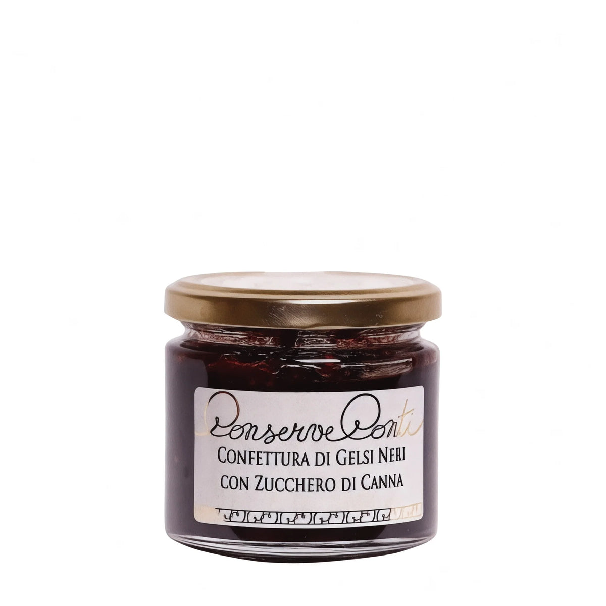Confettura di gelsi neri con zucchero di canna