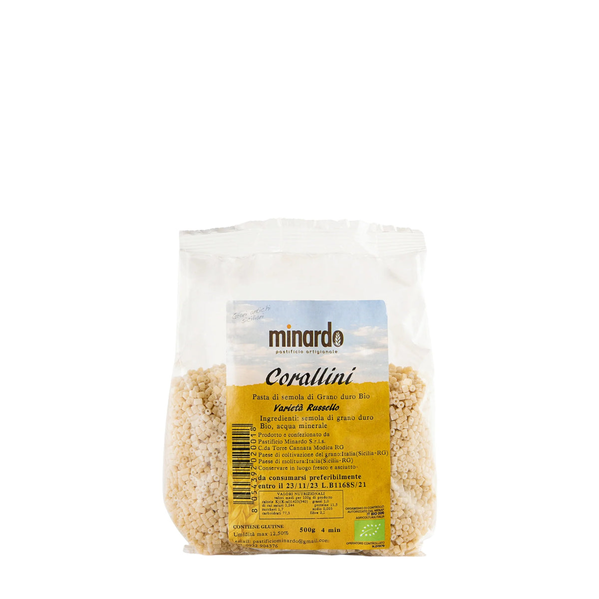 Corallini di grano duro antico Russello bio