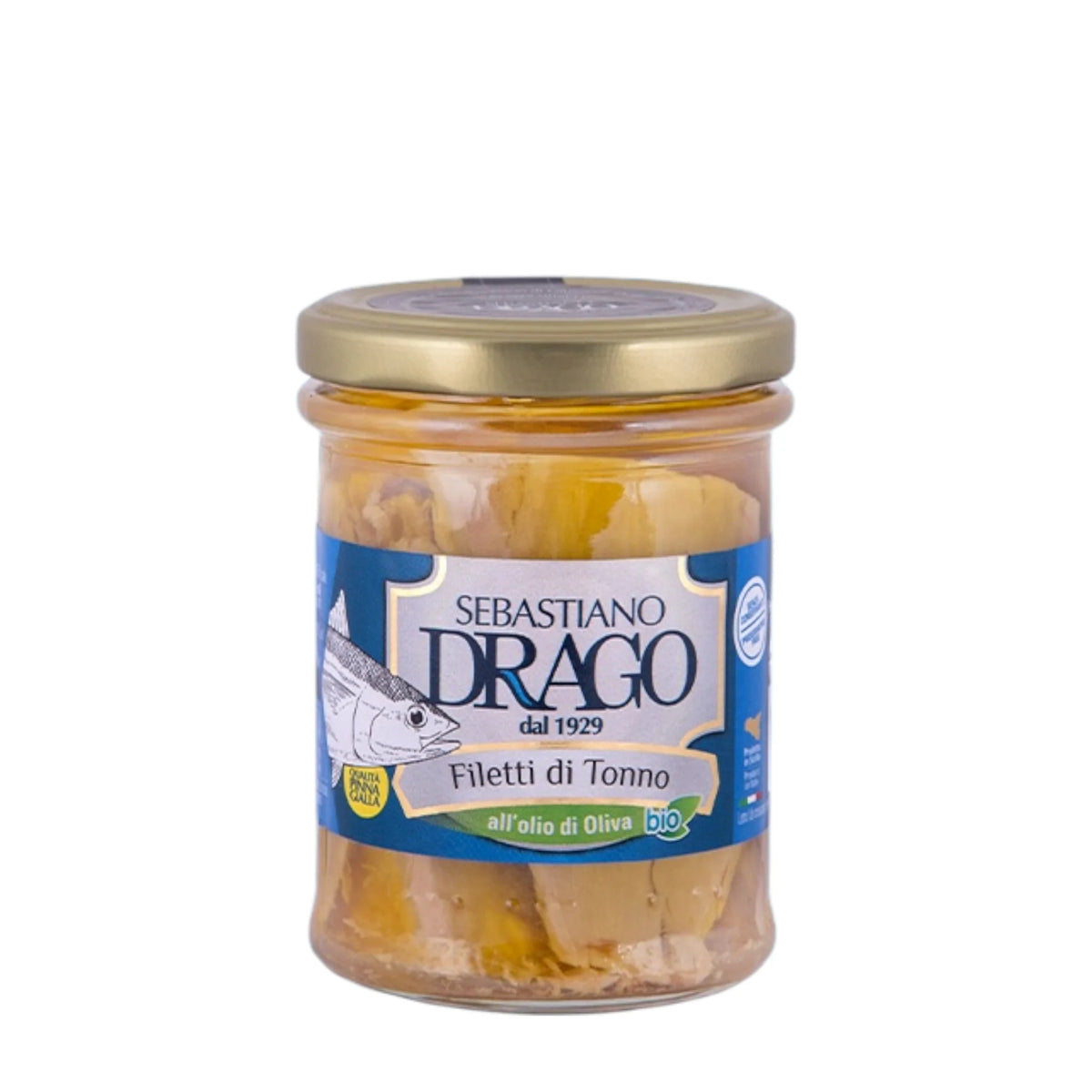 Filetti di tonno in olio EVO BIO
