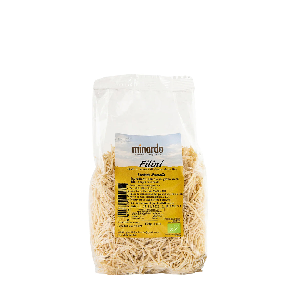 Filini di grano duro antico Russello bio