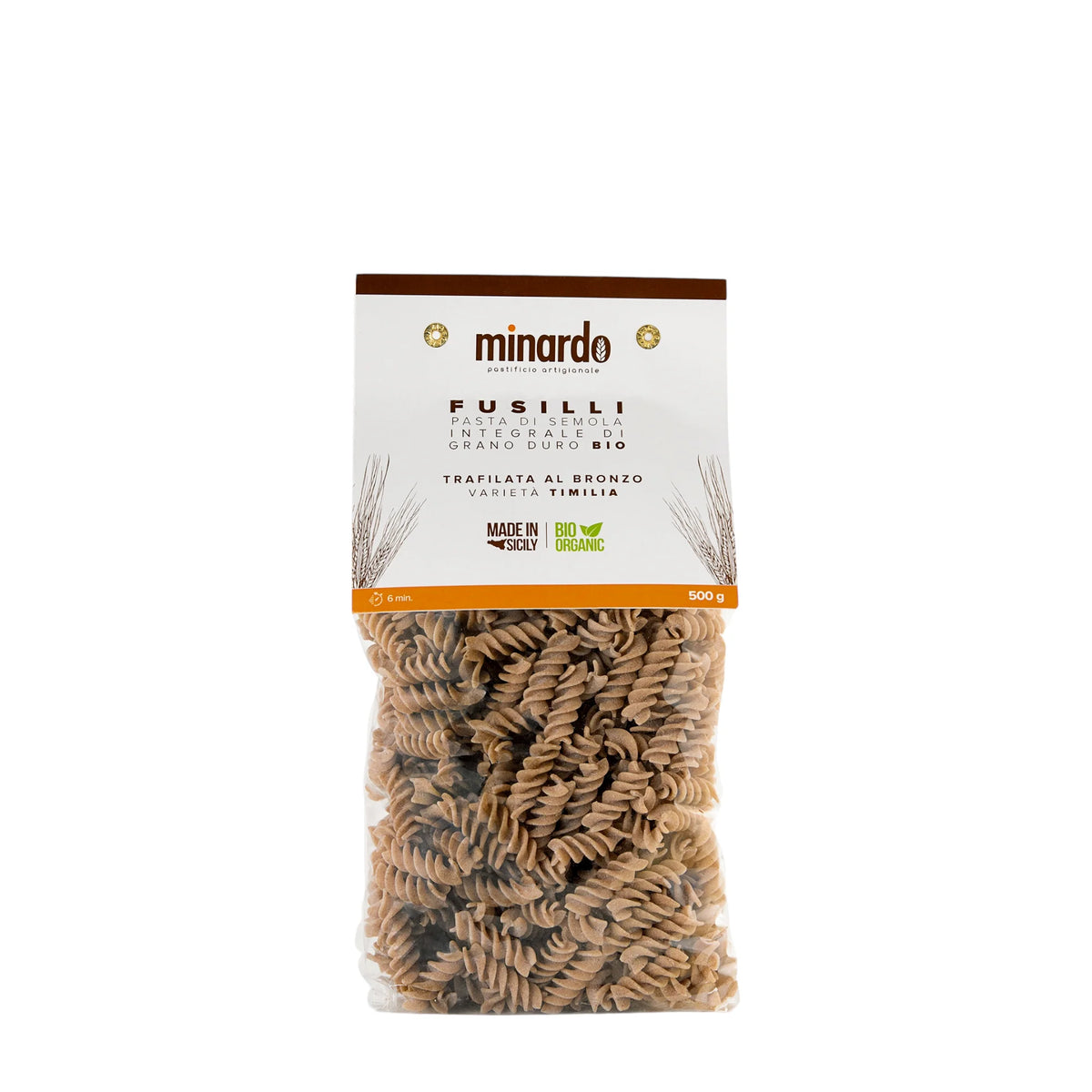 Fusilli di grano duro antico integrale Timilia bio