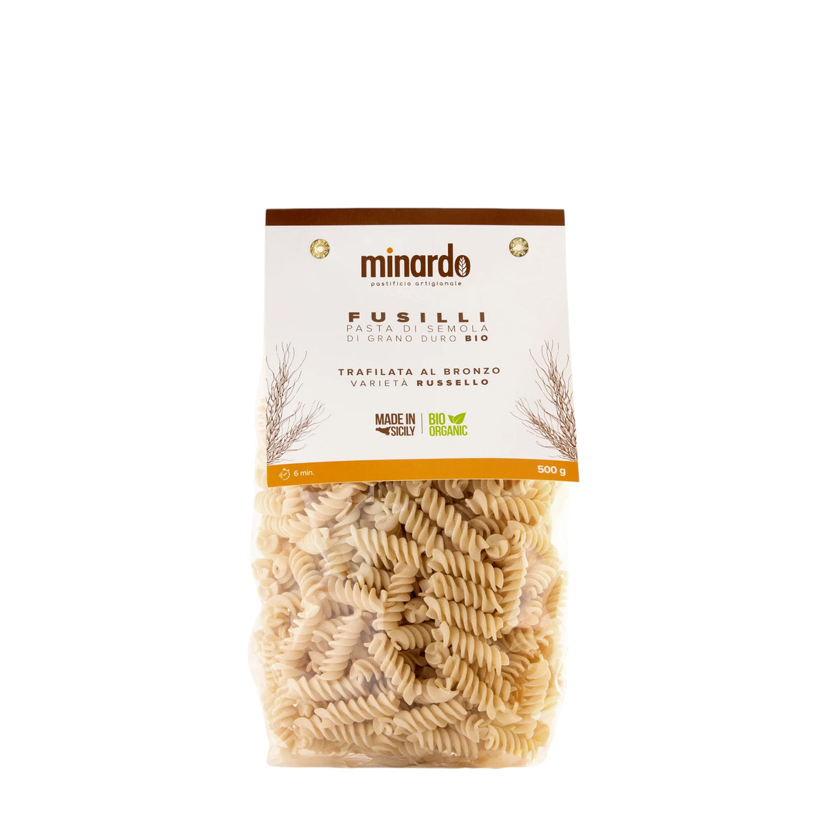 Fusilli di grano duro antico Russello bio