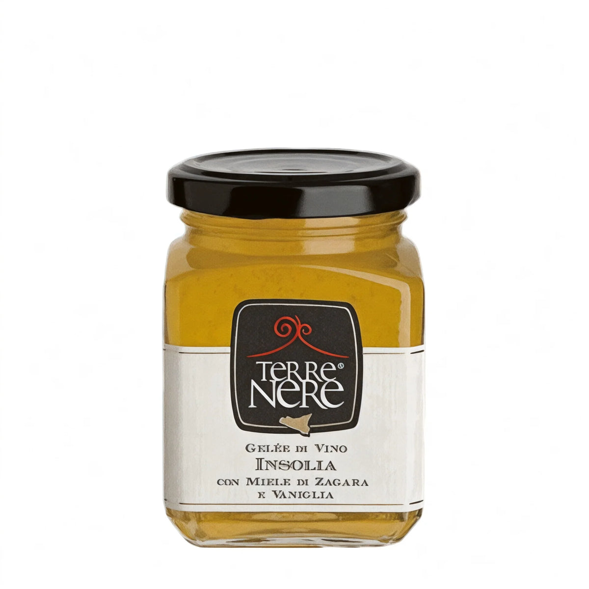 Gelée di vino insolia con miele di zagara e vaniglia (Terre Nere)