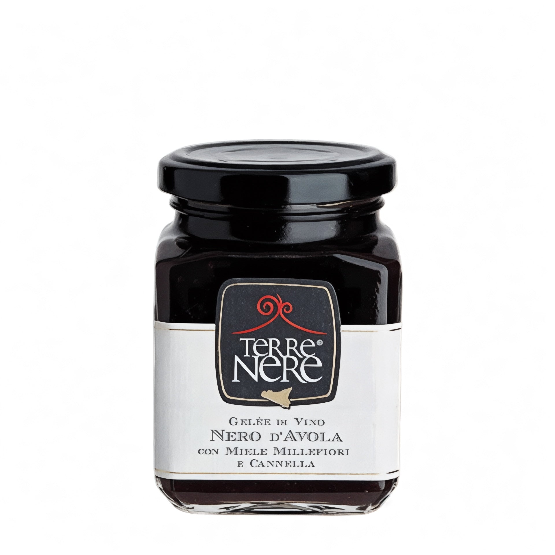 Gelée di vino nero d'avola con miele millefiori e cannella (Terre Nere)