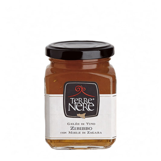 Gelée di vino zibibbo con miele di zagara (Terre Nere)