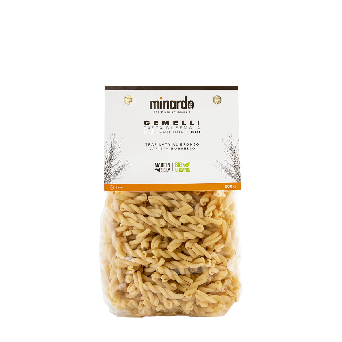 Gemelli di grano duro antico Russello bio