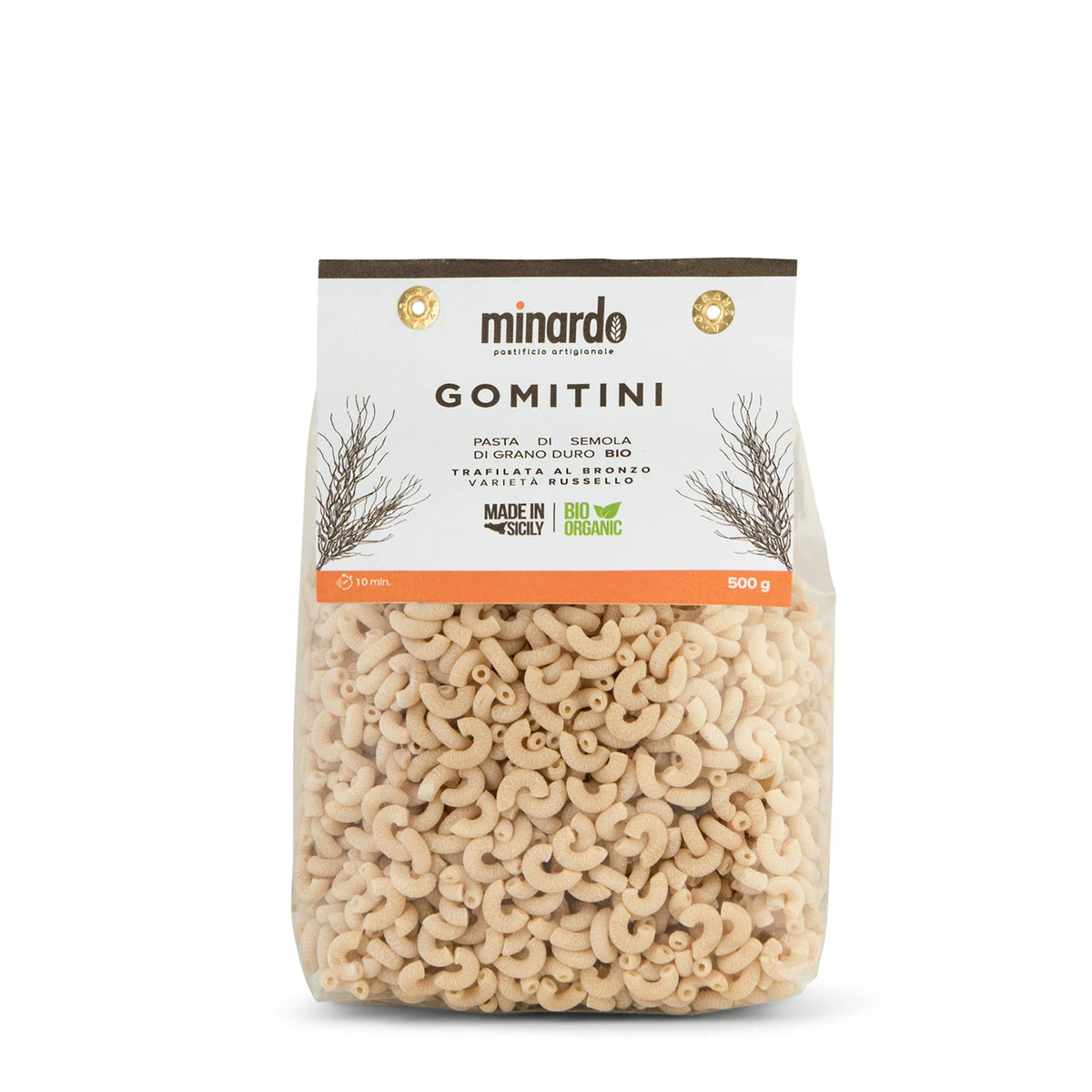 Gomitini di grano duro antico Russello bio