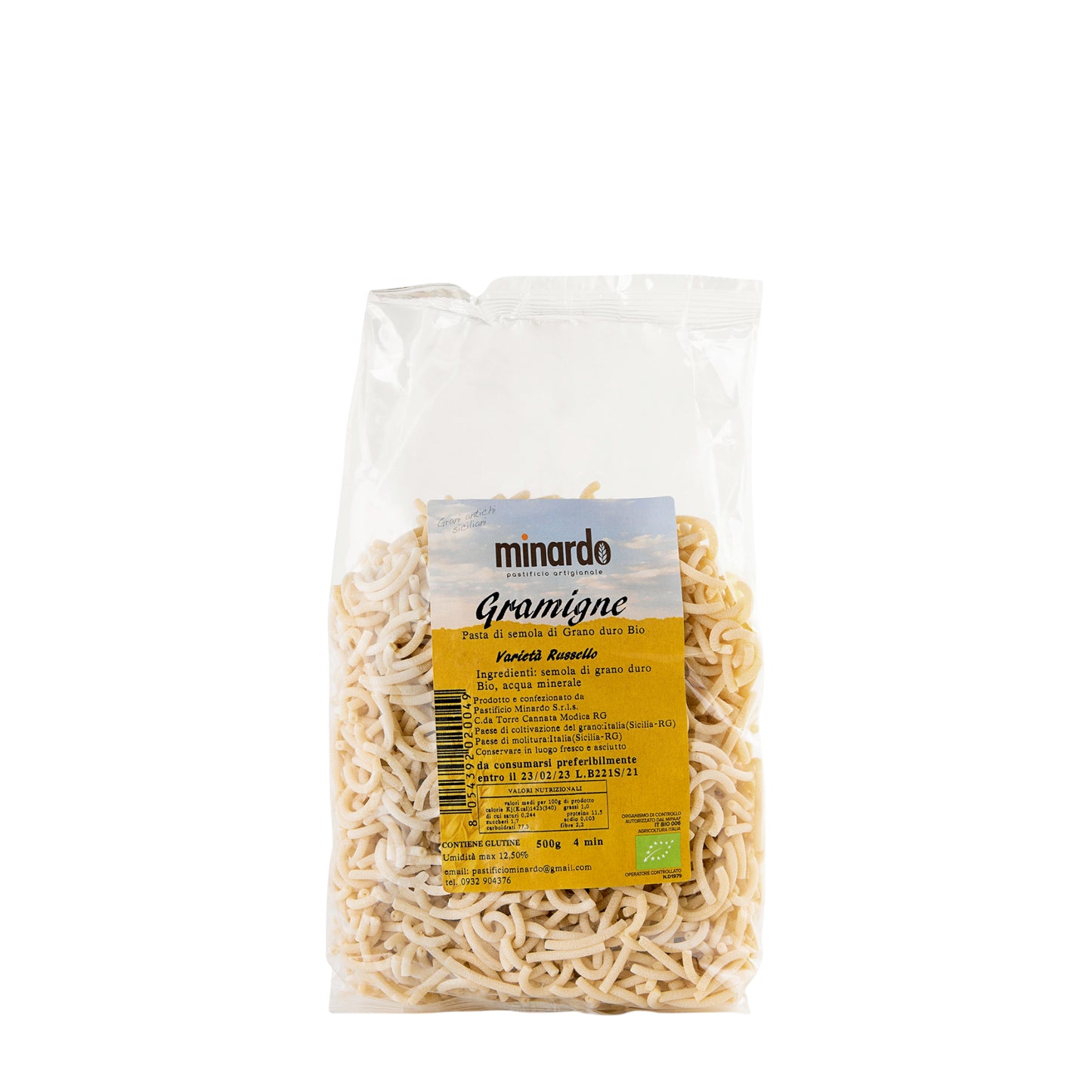Gramigne di grano duro antico Russello bio