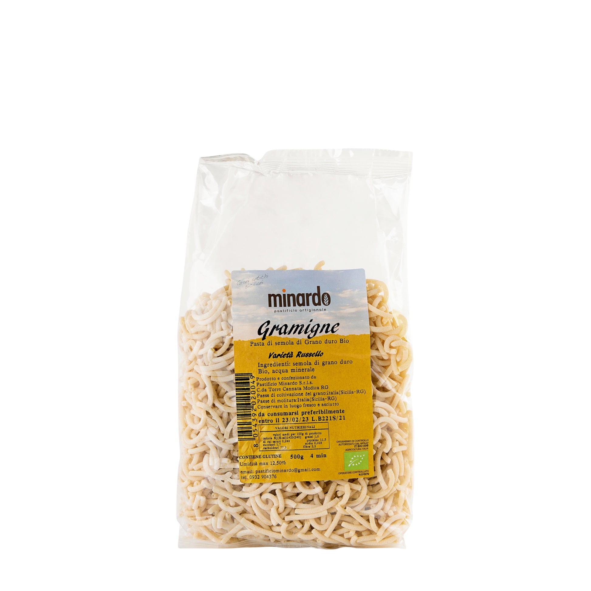 Gramigne di grano duro antico Russello bio