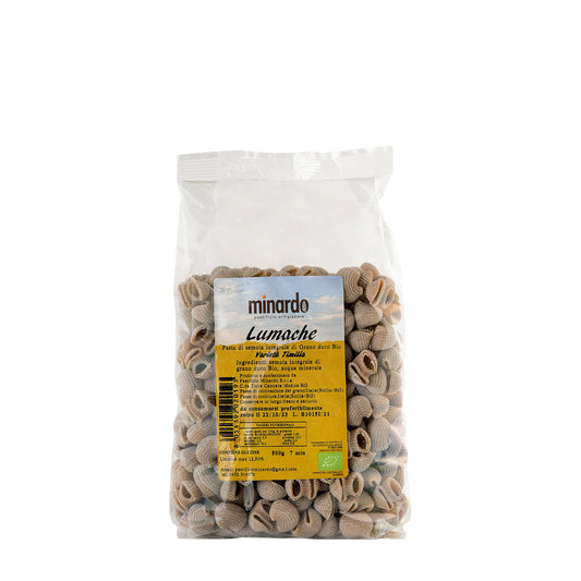 Lumache di grano duro antico integrale Timilia bio