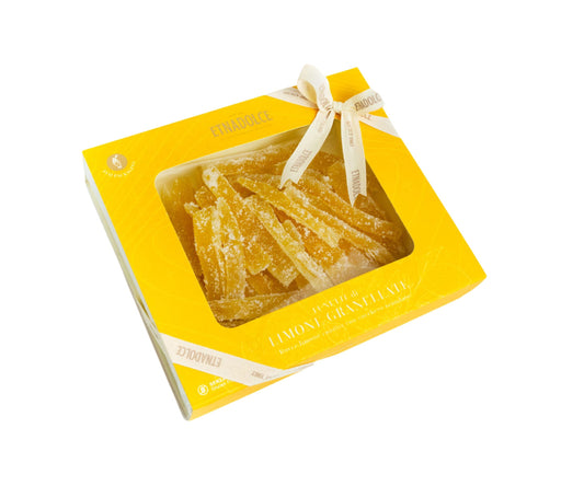 Lunette di limone granellate