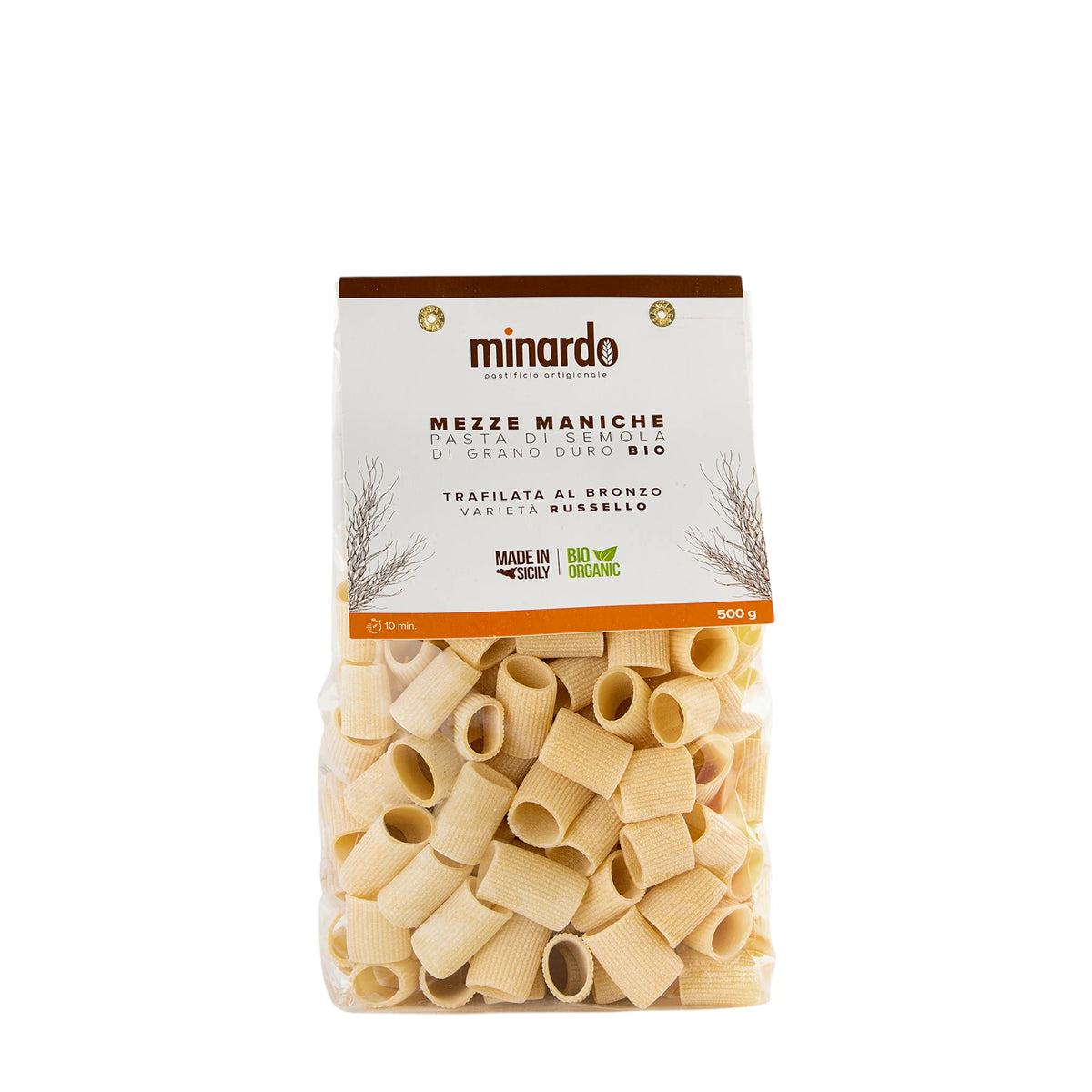 Mezze Maniche di grano duro antico Russello bio