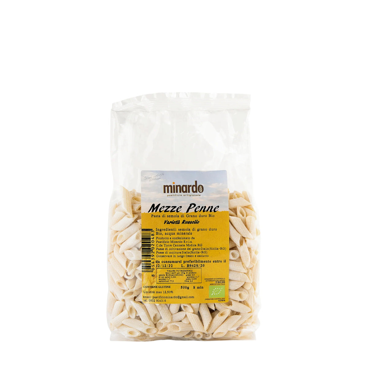Mezze penne di grano duro antico Russello bio