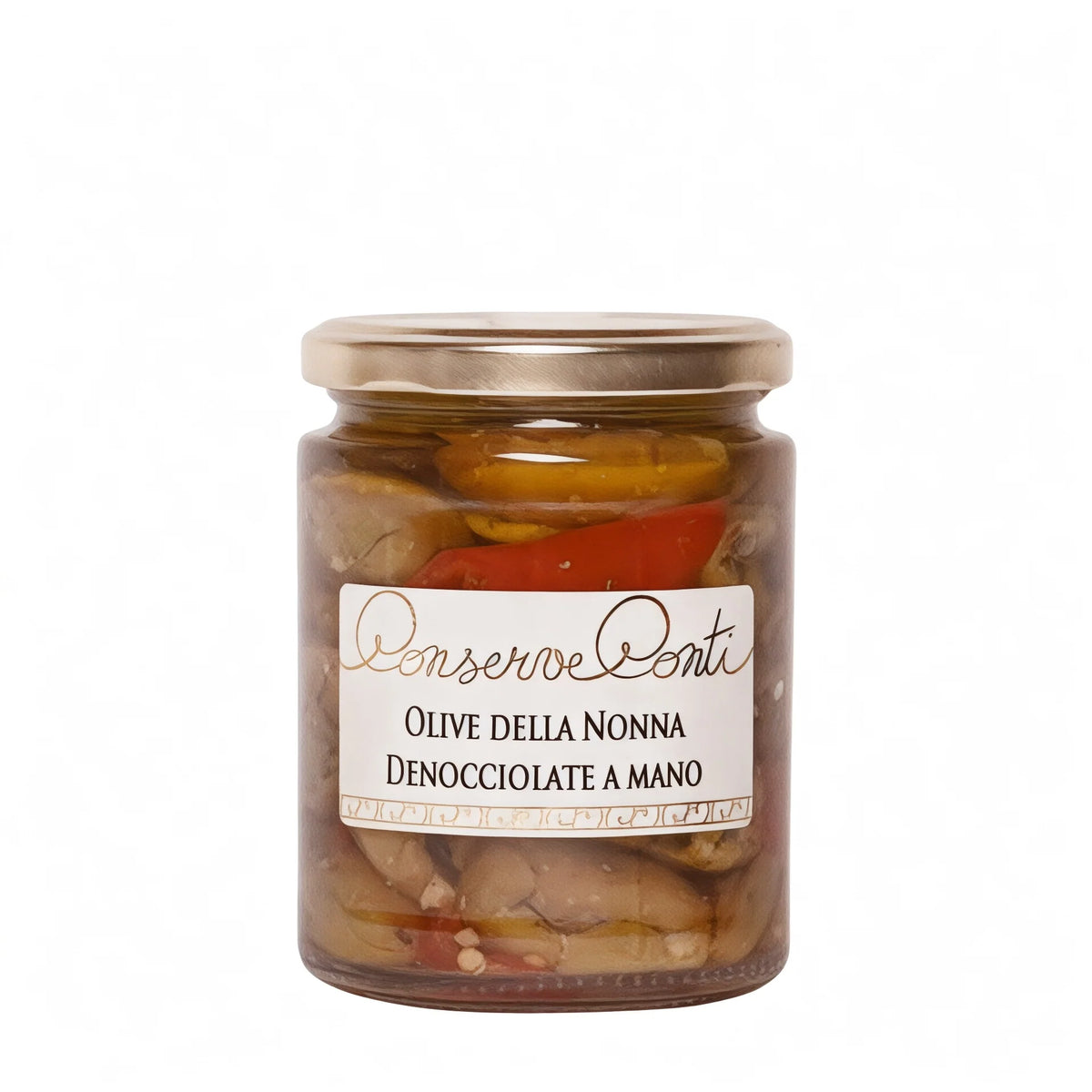 Olive della nonna denocciolate a mano in EVO