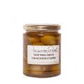 Olive verdi farcite con acciughe e capperi in EVO