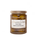 Olive verdi farcite con pistacchi in EVO