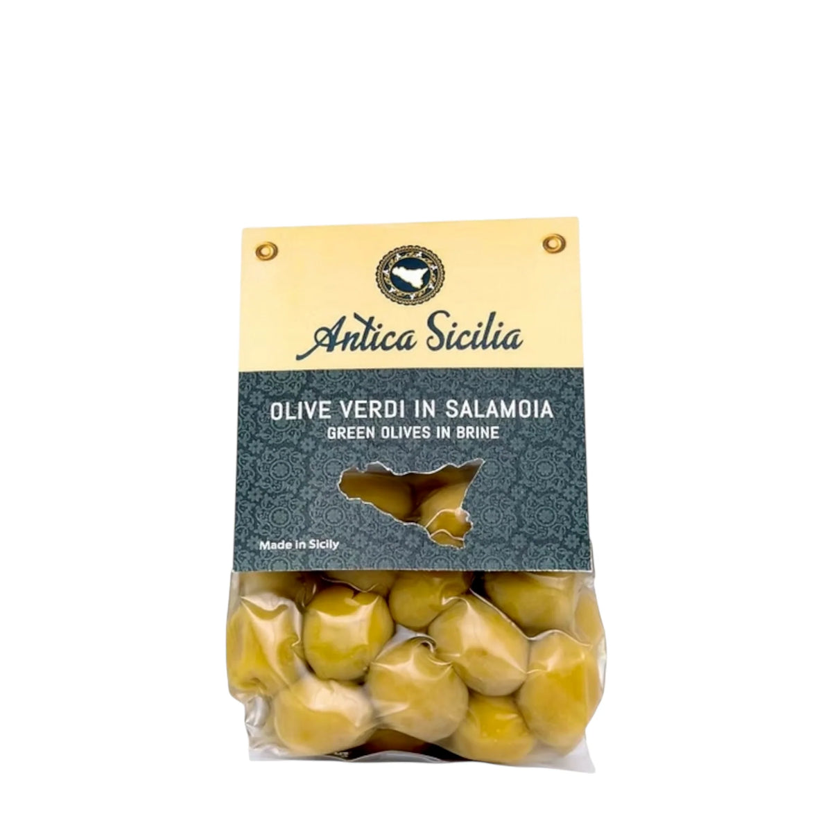 Olive verdi in salamoia