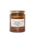 Olive verdi ripiene con pomodori secchi e capperi in EVO