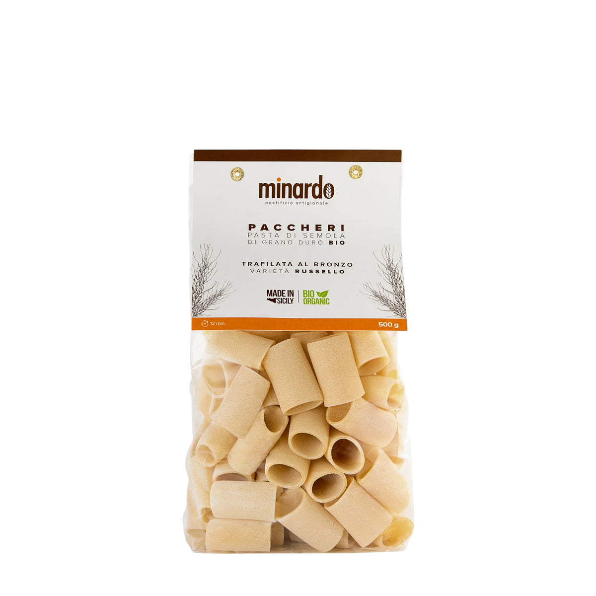 Paccheri di grano duro antico Russello bio