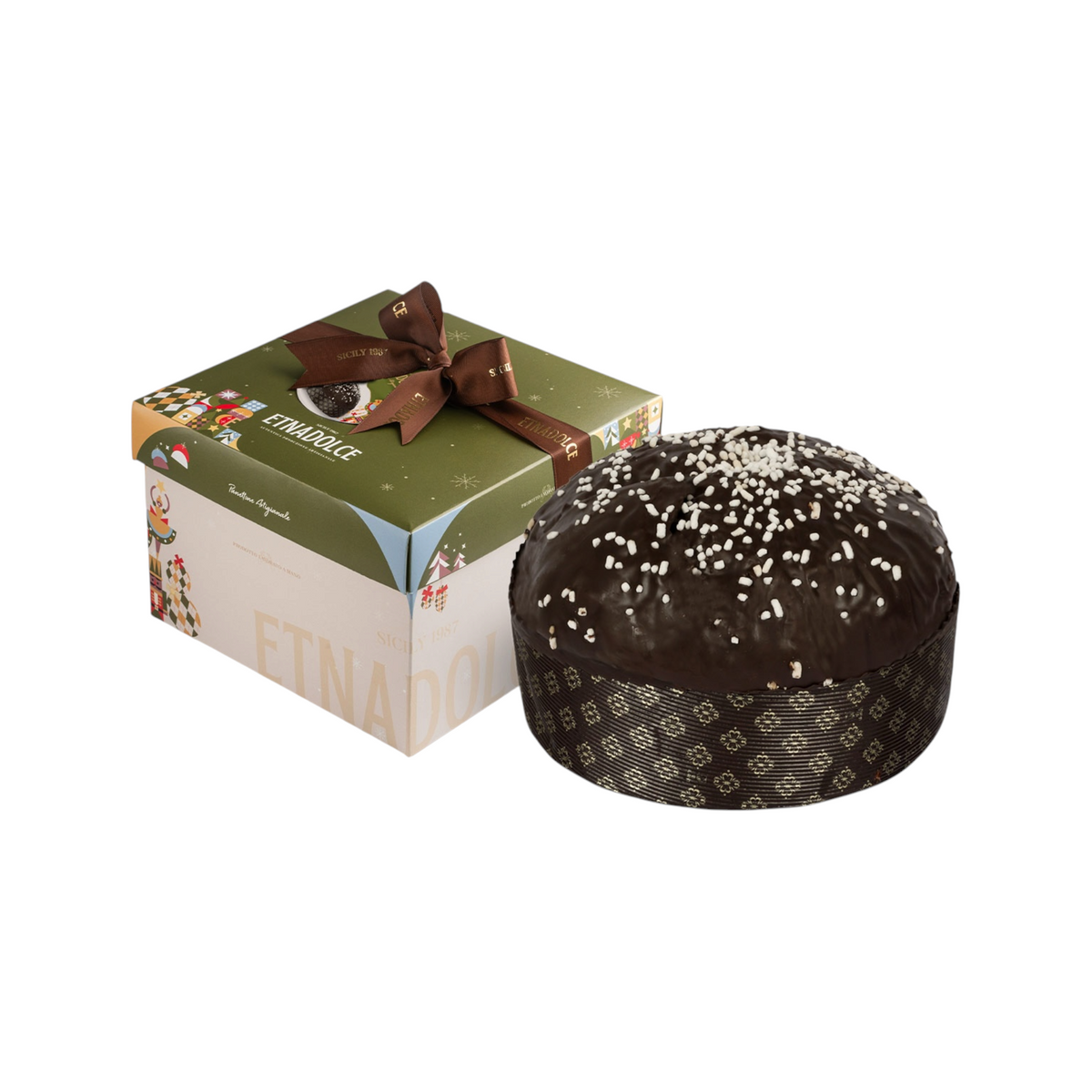 Panettone alla pera e cioccolato