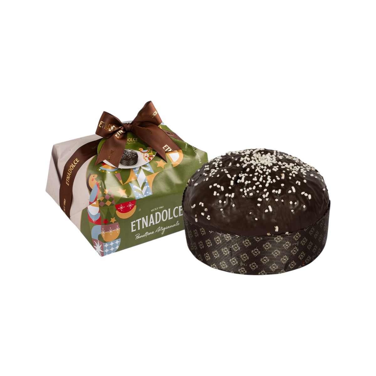 Panettone alla pera e cioccolato