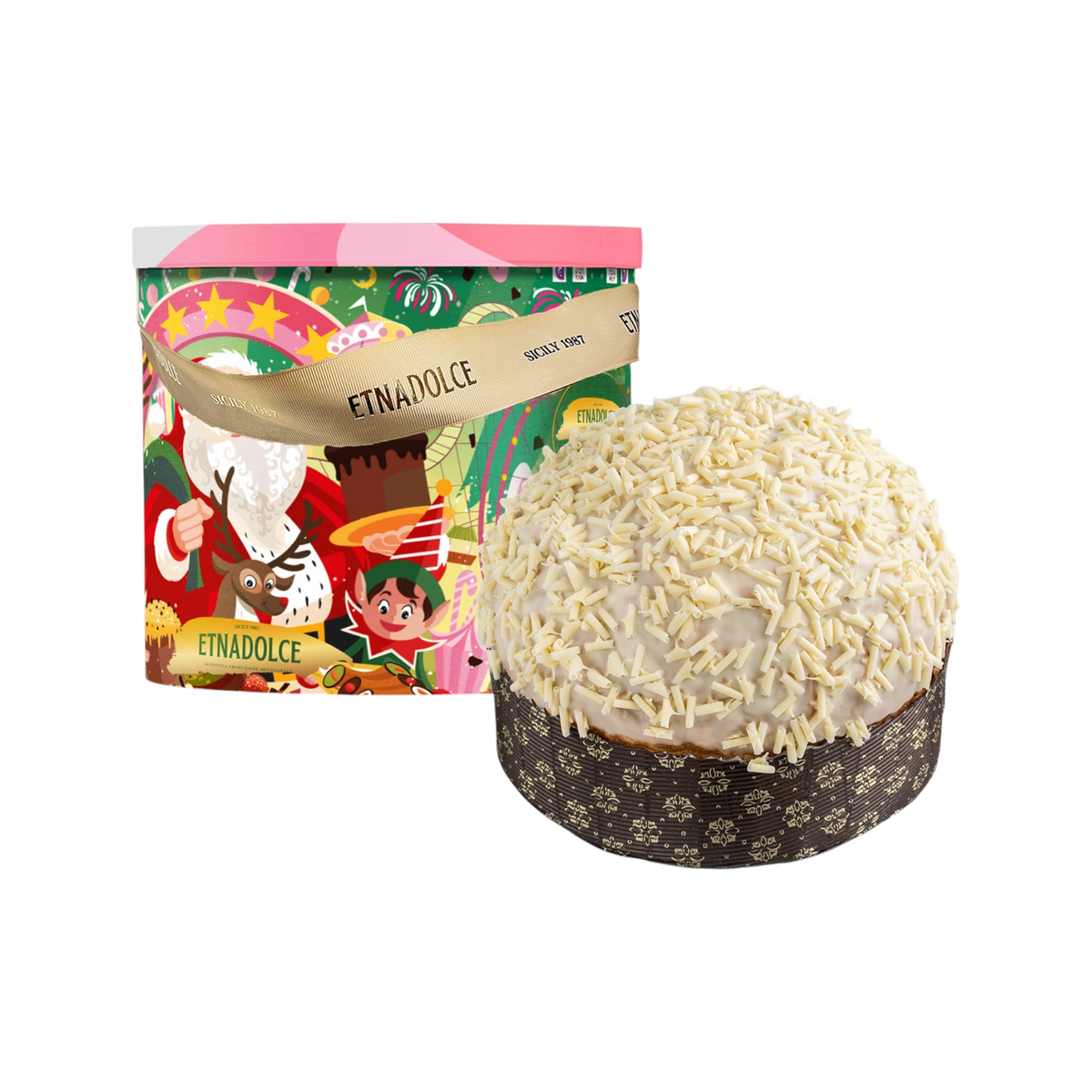 Panettone cioccolato bianco e fragoline