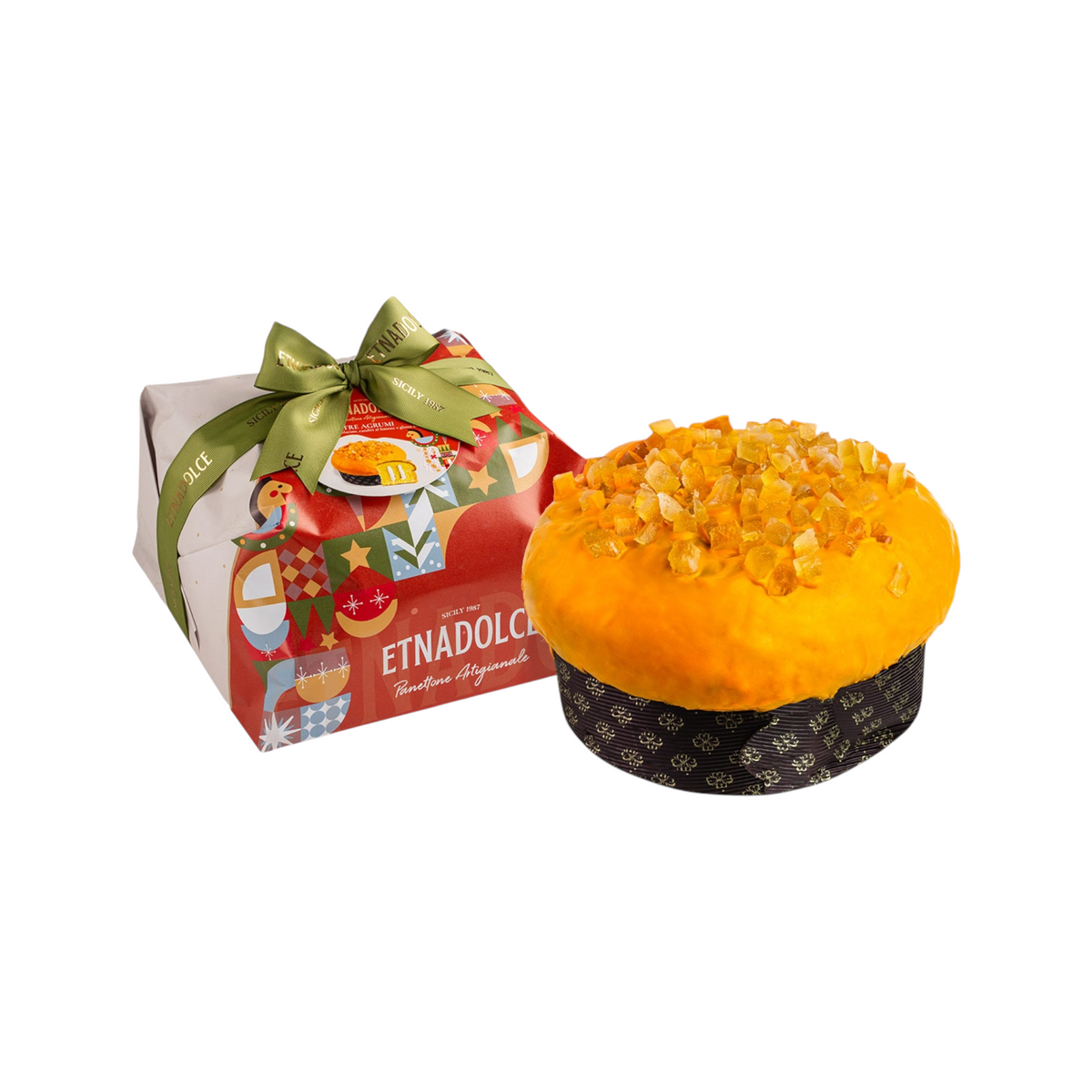 Panettone farcito ai 3 agrumi di Sicilia