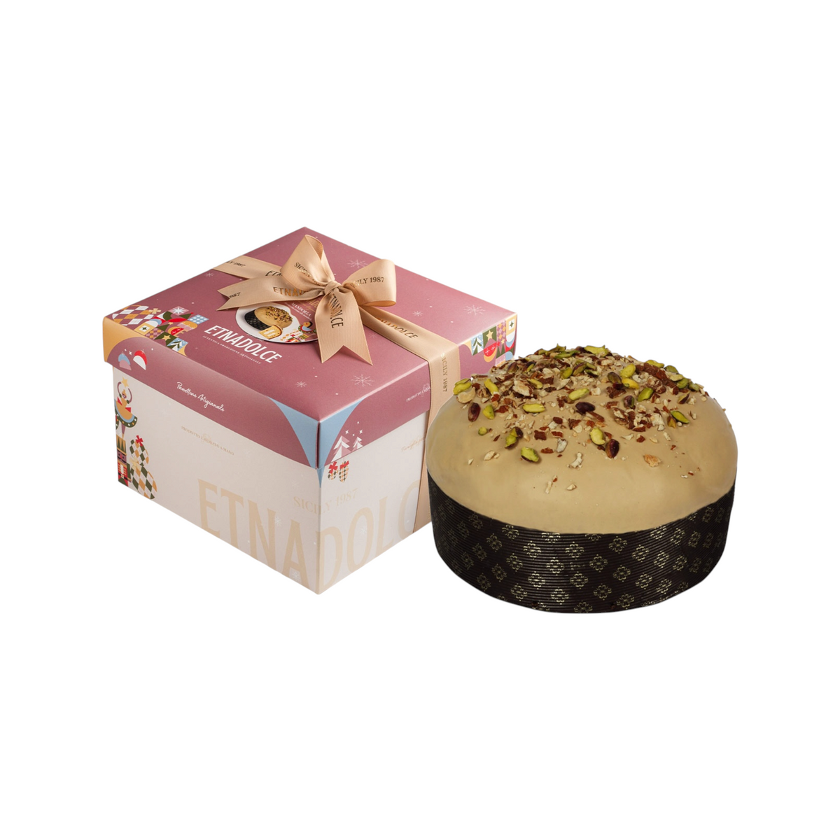 Panettone farcito alla mandorla