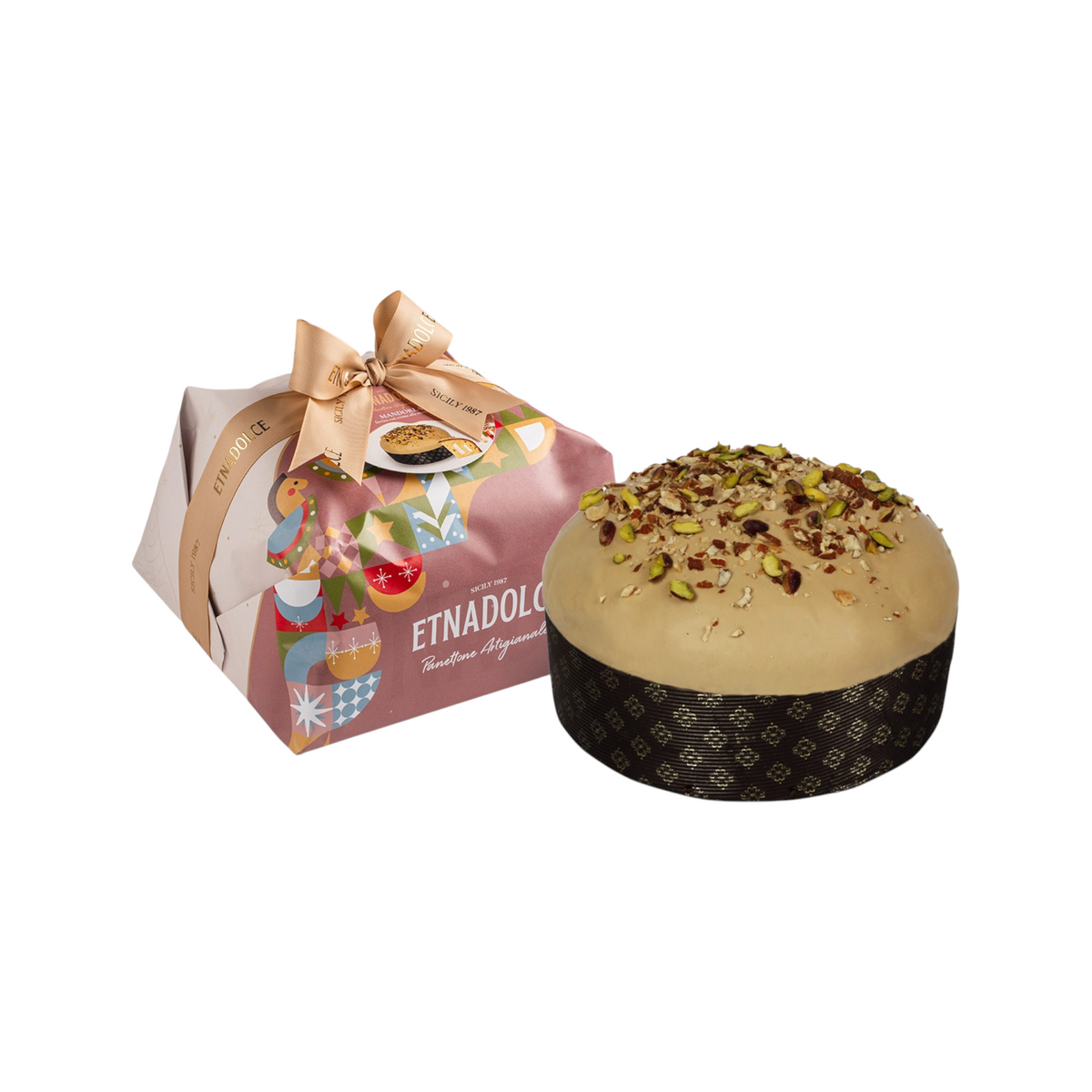 Panettone farcito alla mandorla