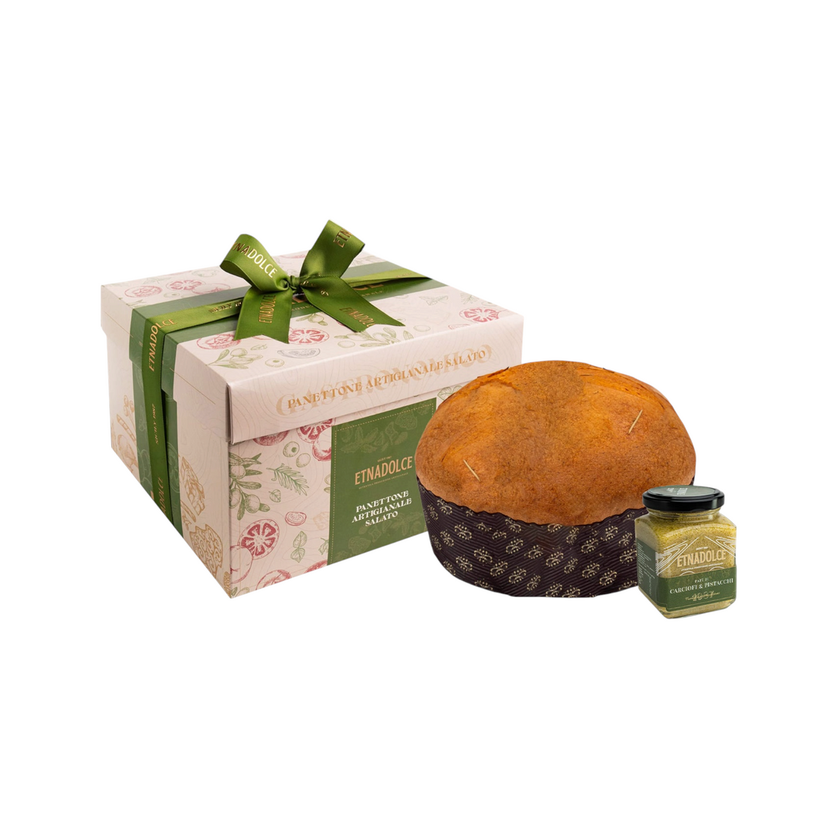 Panettone gastronomico pomodoro e olive