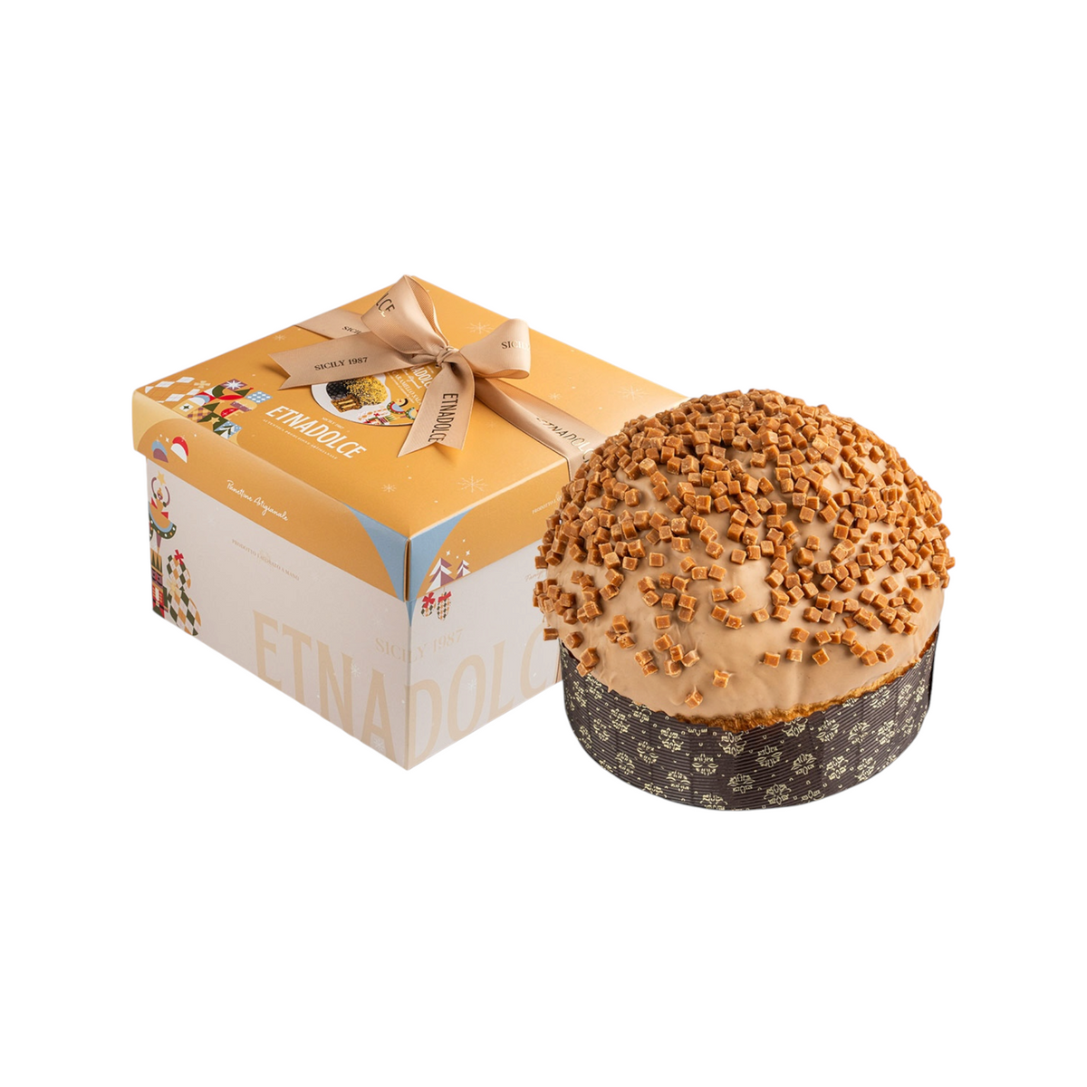 Panettone Vulcano al caramello salato