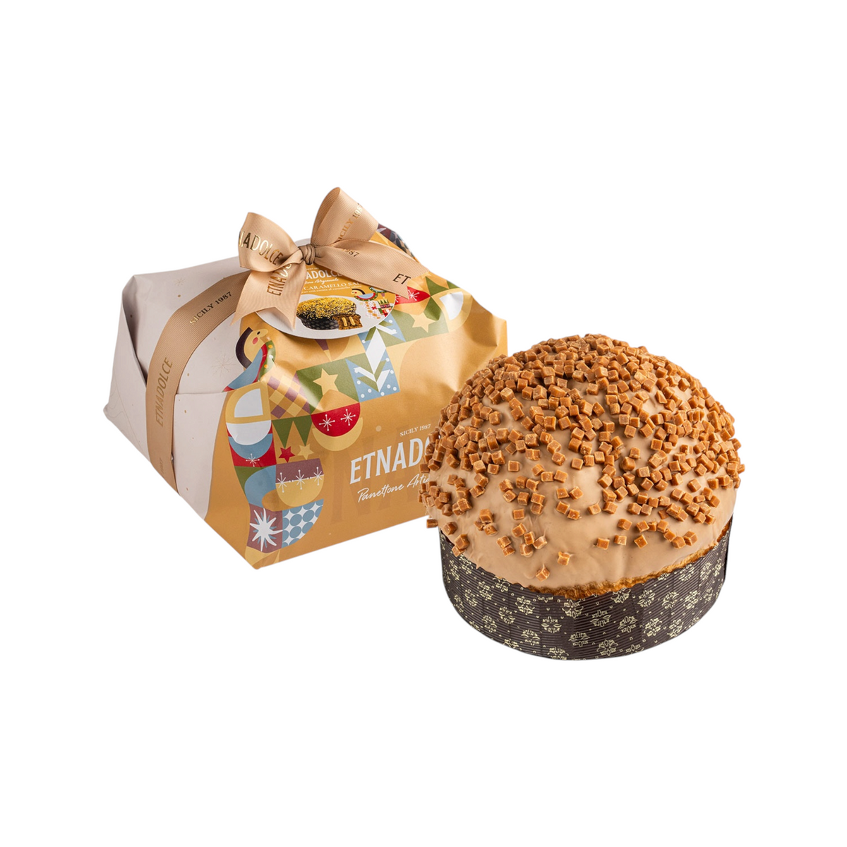 Panettone Vulcano al caramello salato