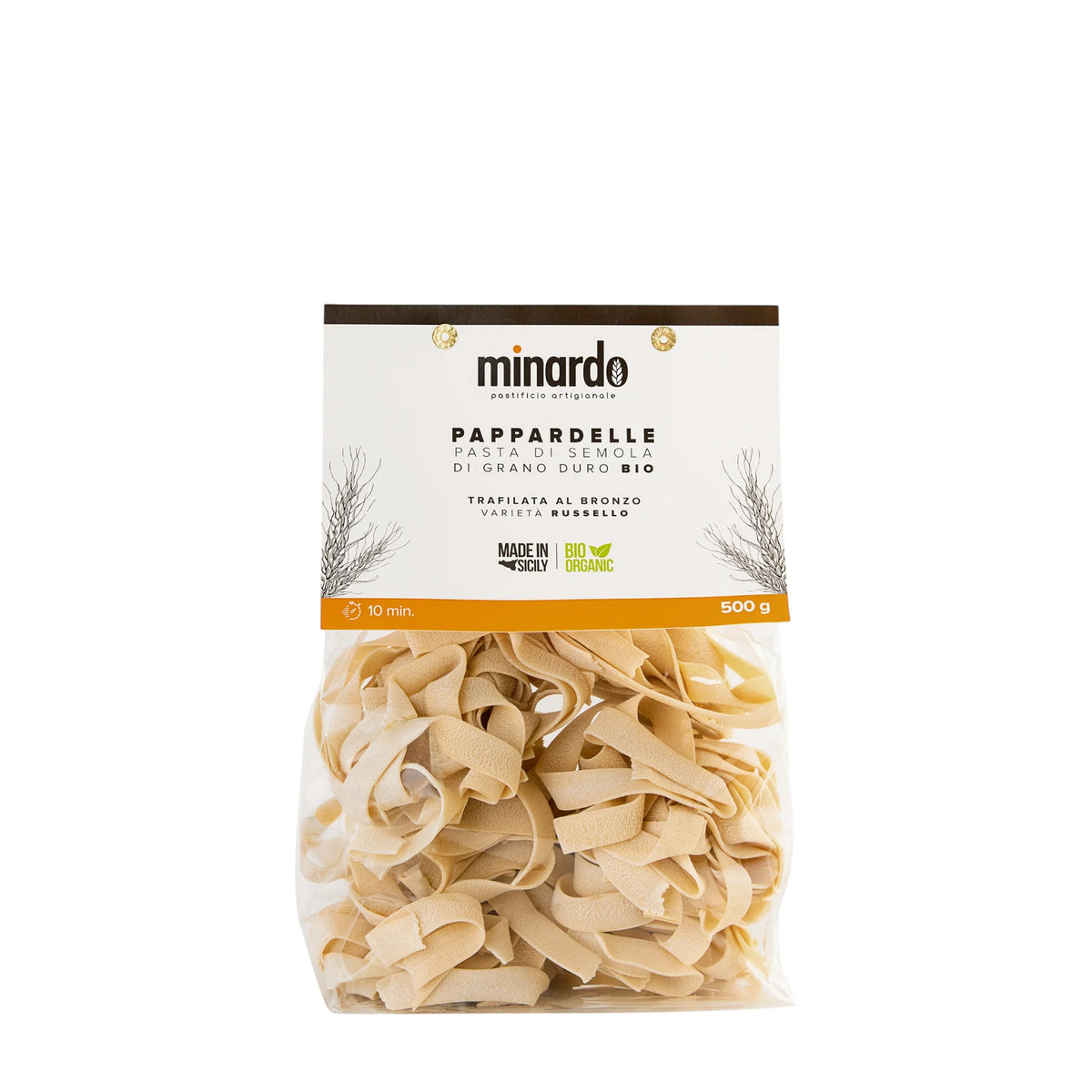 Pappardelle (nests) di grano duro antico Russello bio