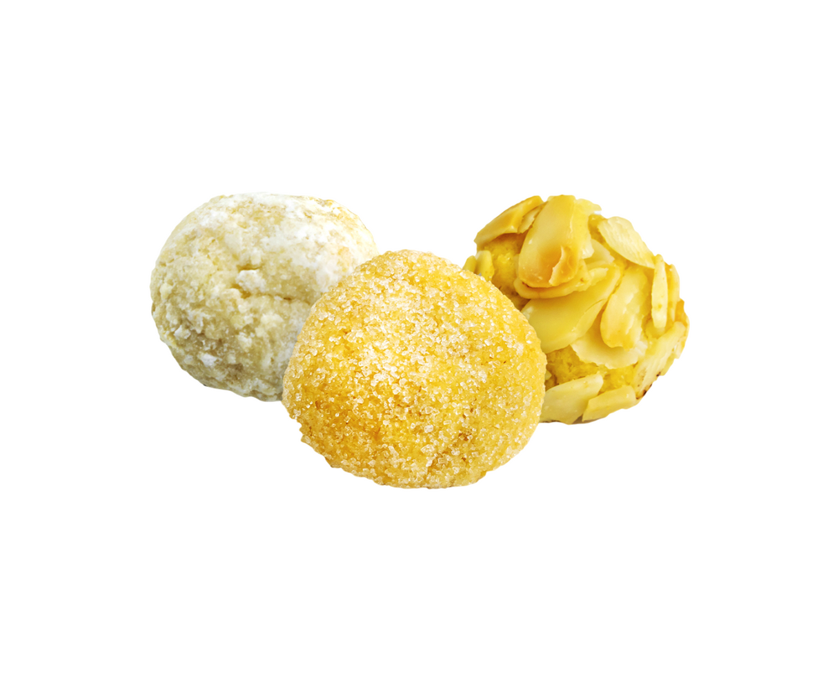 Paste di mandorla assortite agli agrumi