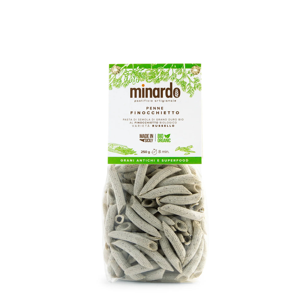 Penne al finocchietto con grano duro antico Russello bio